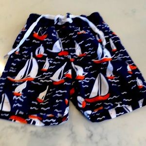 Like new sailboat swim trunks.